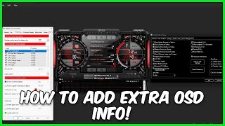 How To Get Extra OSD Info on MSI Afterburner Using HWINFO64 [upl. by Caty]