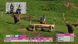 Ros Canter and Zenshera Cross Country ERMeventing 2018 Leg 1 Chatsworth [upl. by Papageno]