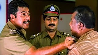 തൻ്റെ രാഷ്ട്രീയ നാടകം കളി ഇവിടെ വേണ്ടാ  mammootty mass scene  rakshasa rajavu scenes [upl. by Eniluj]