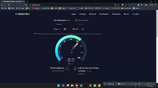 Siti Broadband Speed Test  Plan INDI 35 Mbps  2023 [upl. by Haleeuqa]