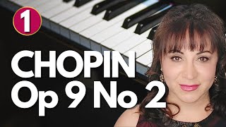 Chopin Nocturne Op 9 No 2 Practice Time 1  Sheet Music [upl. by Aicilak]