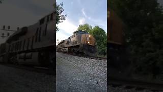 CSX ES44DC passing through Martinsburg WV old video shorts [upl. by Bacchus]