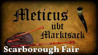 Meticus übt Marktsack Scarborough Fair Dudelsack Sackpfeife German Bagpipe [upl. by Ilrebmik]