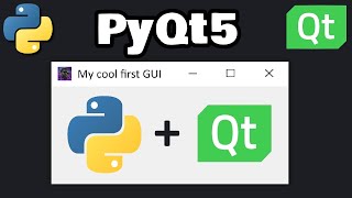 Python PyQt5 setup a basic GUI Application 🖥️ [upl. by Binette]