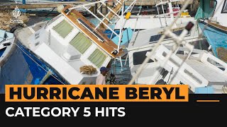 ‘This is a horrific hurricane’ Beryl becomes Category 5 storm  AJ Shorts [upl. by Eserehc]