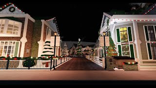 Bloxburg Christmas Update and Christmas Village Tour [upl. by Herbie]