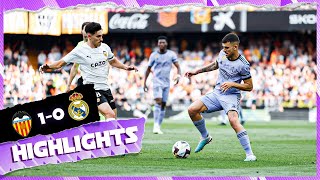 Valencia 10 Real Madrid  HIGHLIGHTS  LaLiga 202223 [upl. by Attenal293]