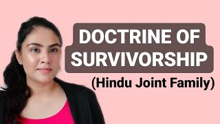 Doctrine of survivorship hindu joint family [upl. by Mirth]