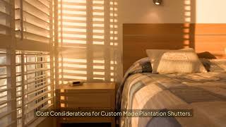 Where to Find Custom Made Plantation Shutters in Toronto amp Costs for Custom Made Plantation Shutters [upl. by Gannes438]