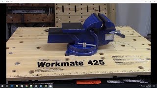 How To Attach A Bench Vise to your Workmate 425 [upl. by Eilatam]