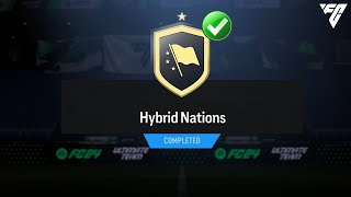 Hybrid Nations SBC Cheapest Solution  EAFC 24 [upl. by Arlyne]