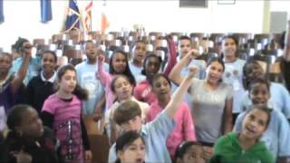 PS22 Chorus quotChampionquot a cappella Queen Latifah [upl. by Acissey]