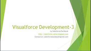 Visualforce Page Development3Ajax Tags with Simple Examples [upl. by Siuqcram]