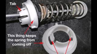 Changing Suspension Springs on Kenmore Oasis amp Whirlpool Cambrio Washer [upl. by Ebbie349]