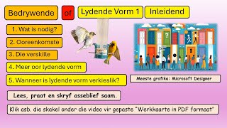 Bedrywende en Lydende Vorm1 Hoe Wat Wanneer [upl. by Alleon468]