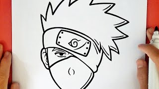 HOW TO DRAW KAKASHI [upl. by Quin]