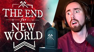 Is New World Shutting Down  Asmongold Reacts [upl. by Dnomzed]