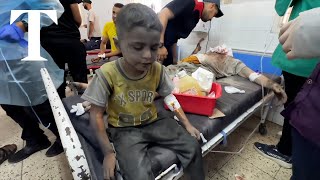 Israels twin attack kill at least 42 Palestinians in Gaza [upl. by Woods]