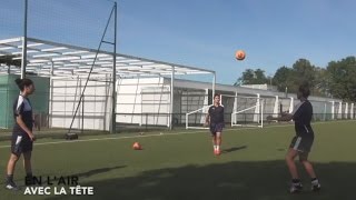 Extraits dun entraînement spécifique amp technique avec 3 joueuses du FCGB [upl. by Meara]