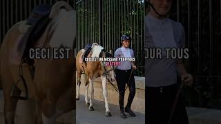 Message pour les haters 🫢😇 cheval cso equitation cavalier [upl. by Ramu187]