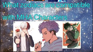 Zodiac signs compatible with MHA Characters [upl. by Attevaj]