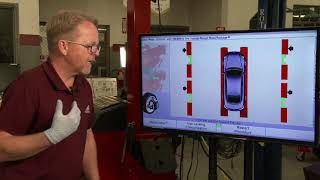 Wheel Alignment Using a Hunter Alignment Machine [upl. by Mohamed272]