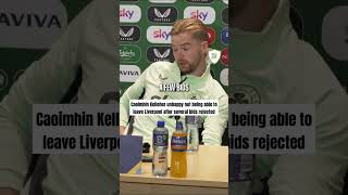 Caoimhin Kelleher unhappy at Liverpool after bids rejected liverpool [upl. by Edlyn]