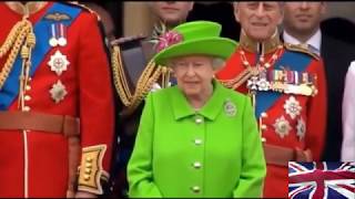 Trooping The Colour 2016 Highlights  Times quotGod Save The Queenquot Was Played [upl. by Kcirednek]