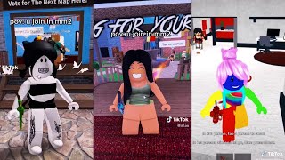 😱MM2 TIKTOK COMPILATION  Roblox Edits amp Reels 63 [upl. by Steffin737]