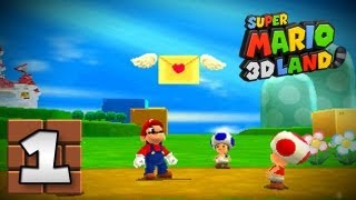 Super Mario 3D Land  Part 1 [upl. by Ddahc]