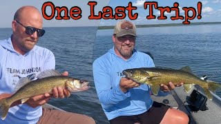 Lake Winnie Walleyes  JUST FISHING  Trolling Cranks  Hot Night Bite [upl. by Nohtahoj]