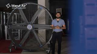 Industrial Mobile Fans  Marut Air  Ventilation [upl. by Girardo966]