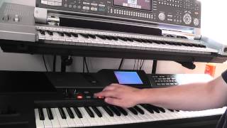 merkstde Zwei ehemalige KeyboardFlaggschiffe Roland VA7 und Technics sxKN7000 [upl. by Nolyarg]