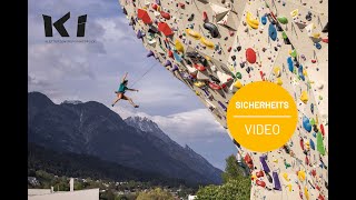 KI Kletterzentrum Innsbruck Sicherheitsvideo [upl. by Lleret]