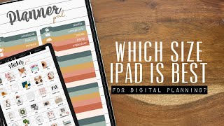 Best ipad for digital planning Let’s go thru some options and see [upl. by Davies531]