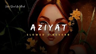 Aziyat  Pratyush Dhiman Song  Slowed And Reverb Lofi Mix [upl. by Lemal256]