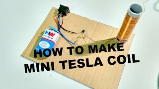 How to make a mini Tesla Coil [upl. by Yadahs]