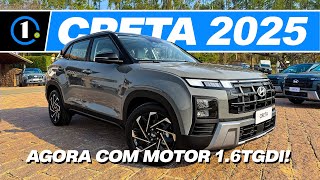 AVALIAÇÃO NOVO HYUNDAI CRETA 2025 MUDA VISUAL E GANHA MOTOR 16 TGDI PARA CONTINUAR NO TOPO [upl. by Sulecram52]