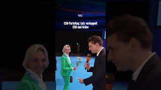 CSUParteitag Lutz van der Horst verkuppelt CSU und Grüne  heuteshow shorts [upl. by Notrem]