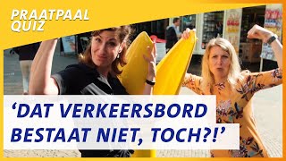 quotDat verkeersbord bestaat niet tochquot  ANWB PraatpaalQuiz 2 [upl. by Endor]