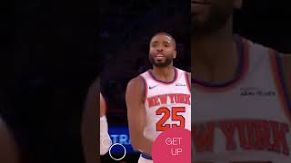 Mikal Bridges in 17 Points performance in Knicks at Heat knicks [upl. by Ahsiemal]