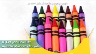 16 Assorted Colored Crayola Crayons 520016 [upl. by Assirem]