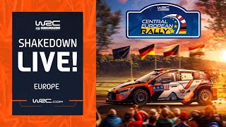 🔴 Shakedown LIVE  WRC Central European Rally 2024 [upl. by Ensign210]