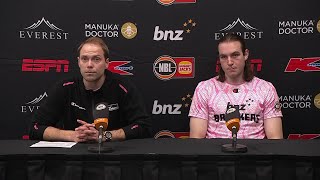 Petteri Koponen and Grant Anticevich press conference vs SE Melbourne Phoenix  Round 6 NBL25 [upl. by Adnamaa178]