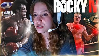 quotHOW IS THAT LEGALquot ROCKY IV 1985 ☾ MOVIE REACTION  FIRST TIME WATCHING [upl. by Nagyam]