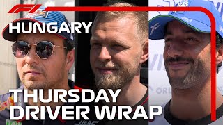 Thursday Drivers Wrap  2024 Hungarian Grand Prix [upl. by Eaned]