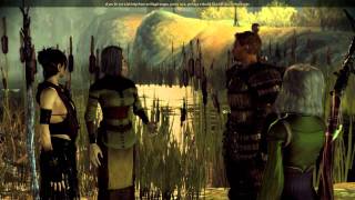 Dragon Age Origins Alistair Romance part 7 Talking to Flemeth amp Morrigan after the battle [upl. by Pavel]