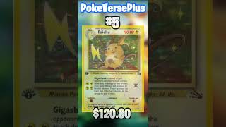 Top 10 Raichu Pokemon Cards [upl. by Abil]