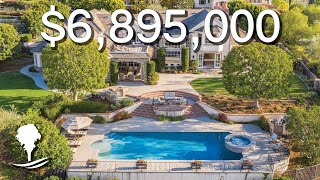 Timeless French Country Estate  6895000 in Rancho Santa Fe [upl. by Inus]