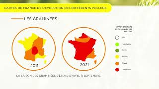 Impacts du réchauffement climatique sur l’évolution des pollens en France – Stallergenes Greer [upl. by Aniela]